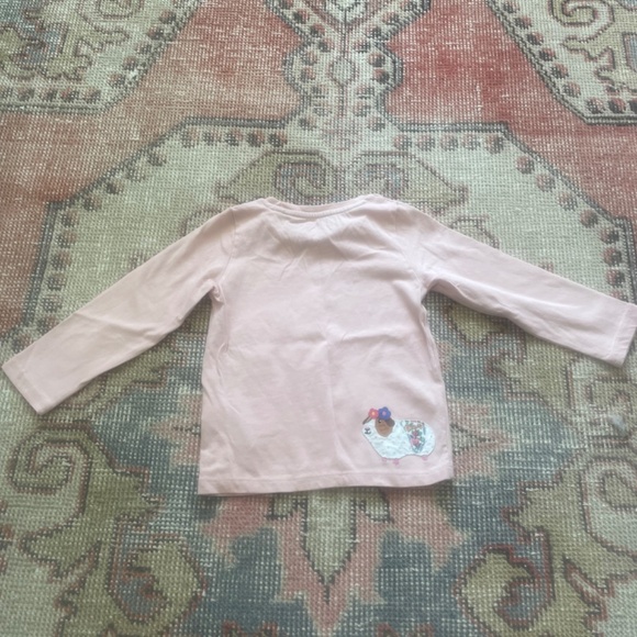 Mini Boden Girls Long Sleeve Appliqué Tshirt, size 3-4y - Picture 2 of 5